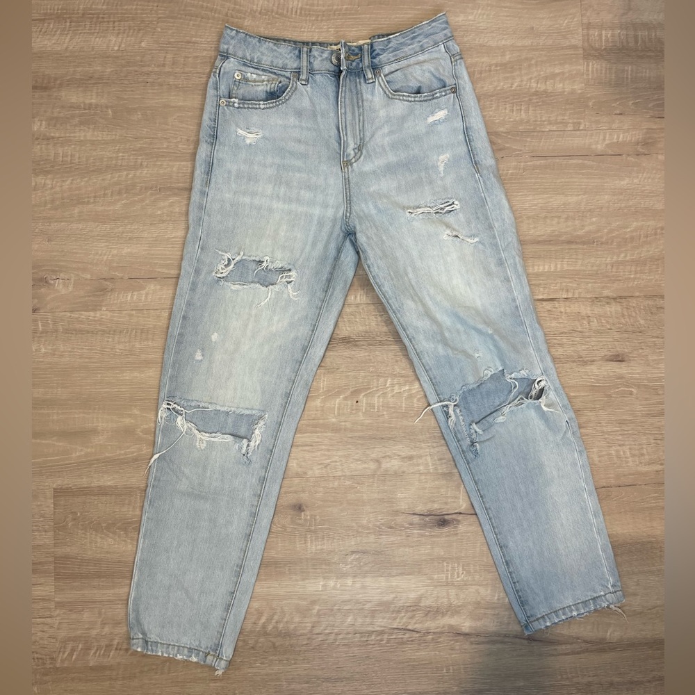 Garage high rise straight leg jeans. Size 1